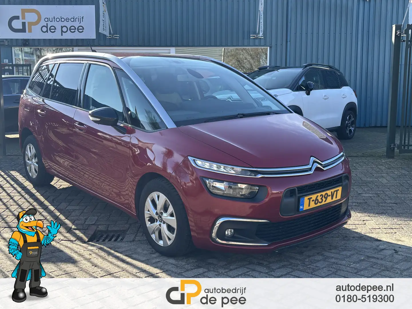 Citroen Grand C4 SpaceTourer 1.2 PureTech Business GARANTIE/7-PERS/CARPLAY/CLIM Rouge - 1