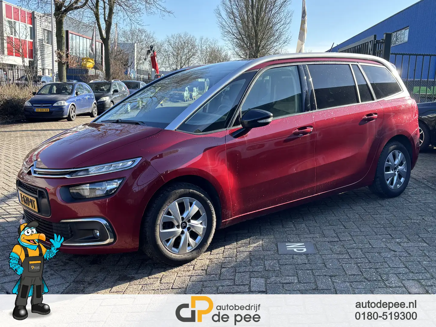 Citroen Grand C4 SpaceTourer 1.2 PureTech Business GARANTIE/7-PERS/CARPLAY/CLIM Rouge - 2