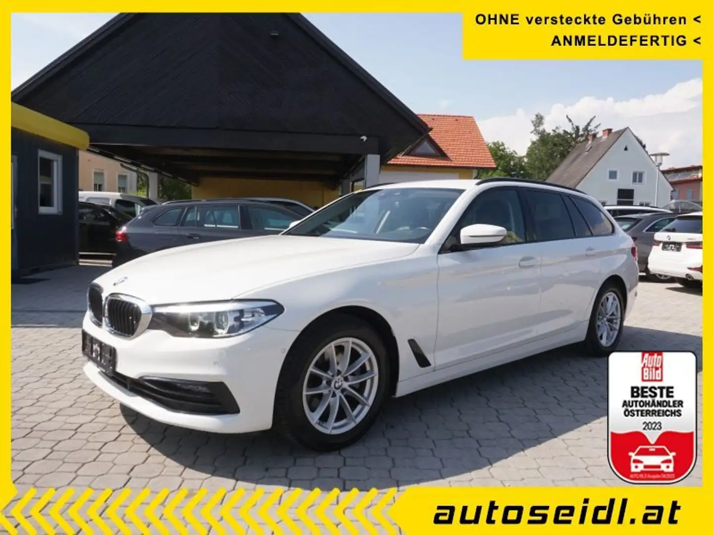 BMW 520 d Kombi Diesel Touring Aut. *SPORTLINE* Fehér - 1