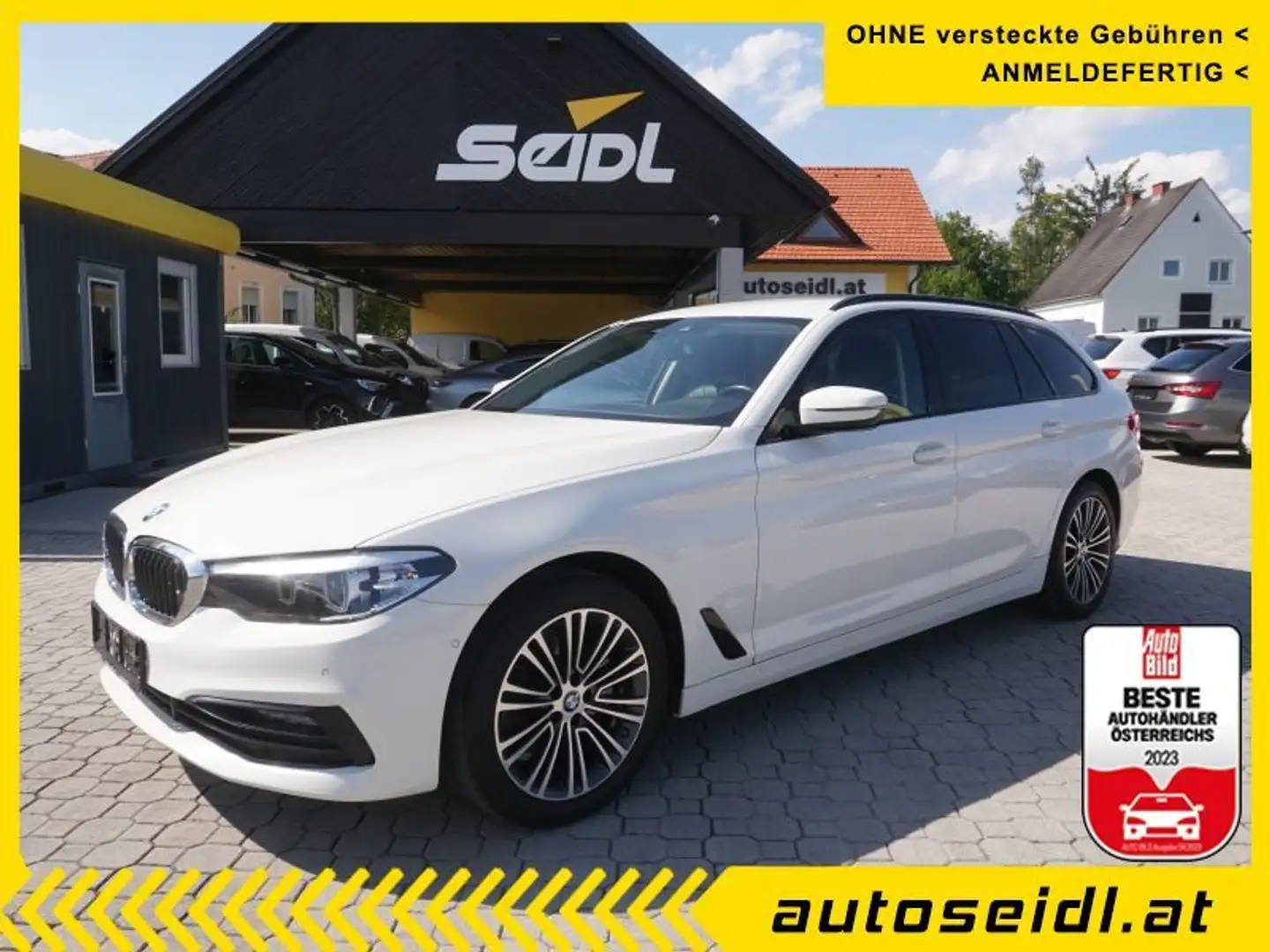 BMW 520 d Kombi Diesel Touring Aut. *SPORTLINE* Білий - 1