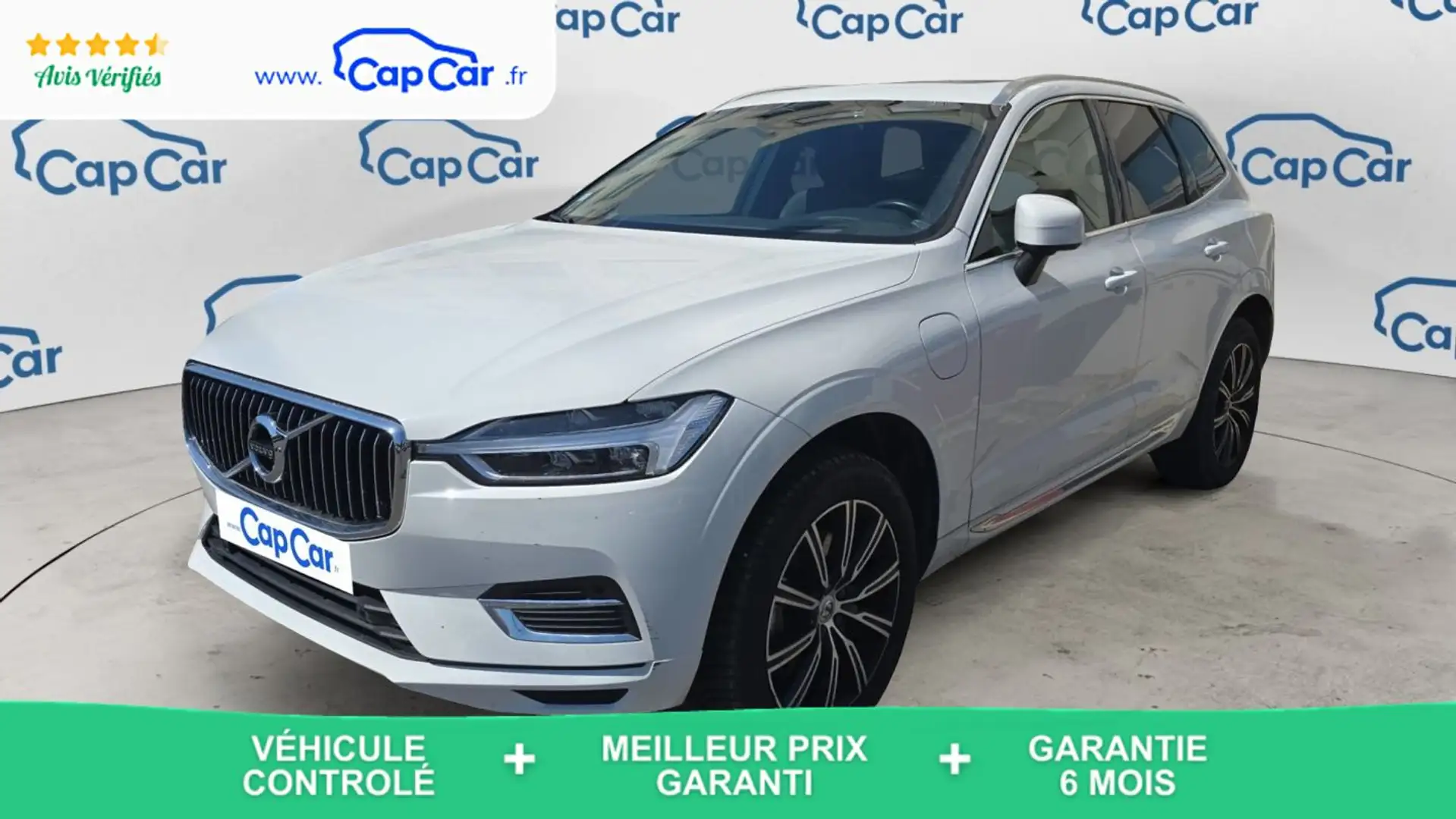 Volvo XC60 II 2.0 T8 390 Hybride AWD Geartronic8 Inscription  Blanc - 1