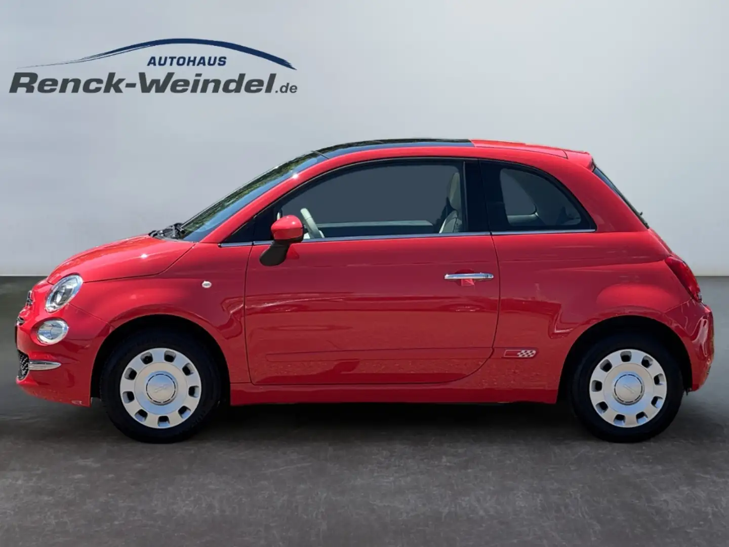 Fiat 500 Lounge 1.2 Pano Navi Klimaautom PDC Kom-paket CD B Rot - 2