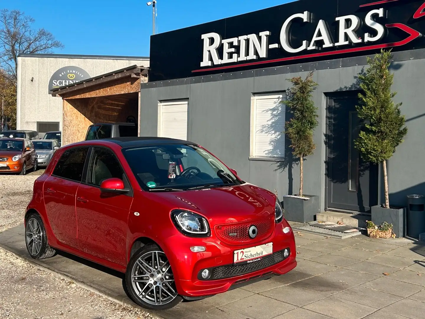 smart forFour Brabus/I.HAND/FALTDACH/NAVI/KAMERA/VOLL! Rood - 1