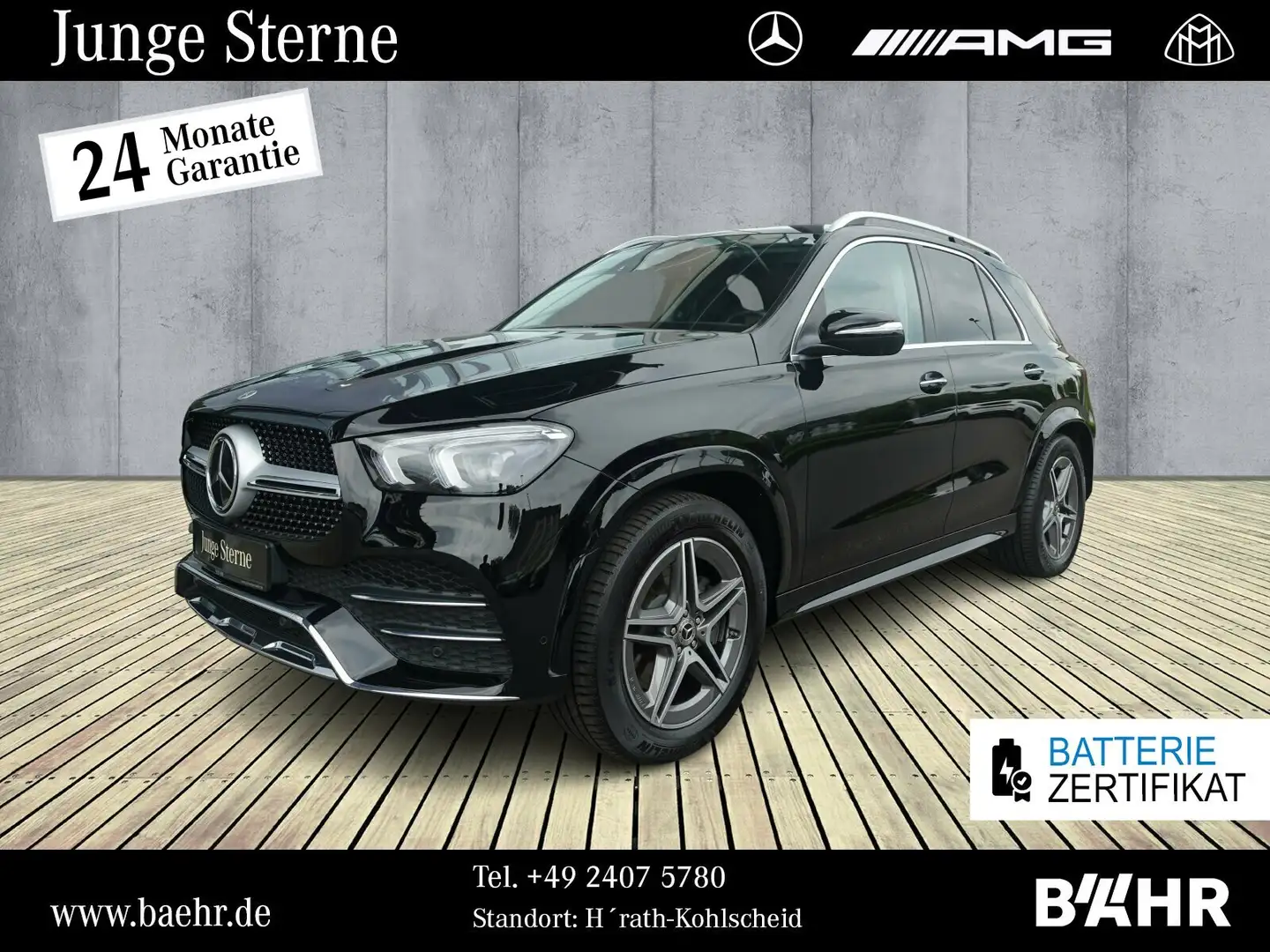 Mercedes-Benz GLE 350 GLE 350 e 4M AMG/MBUX/LED/AHK/360°/Distronic/20" Schwarz - 1