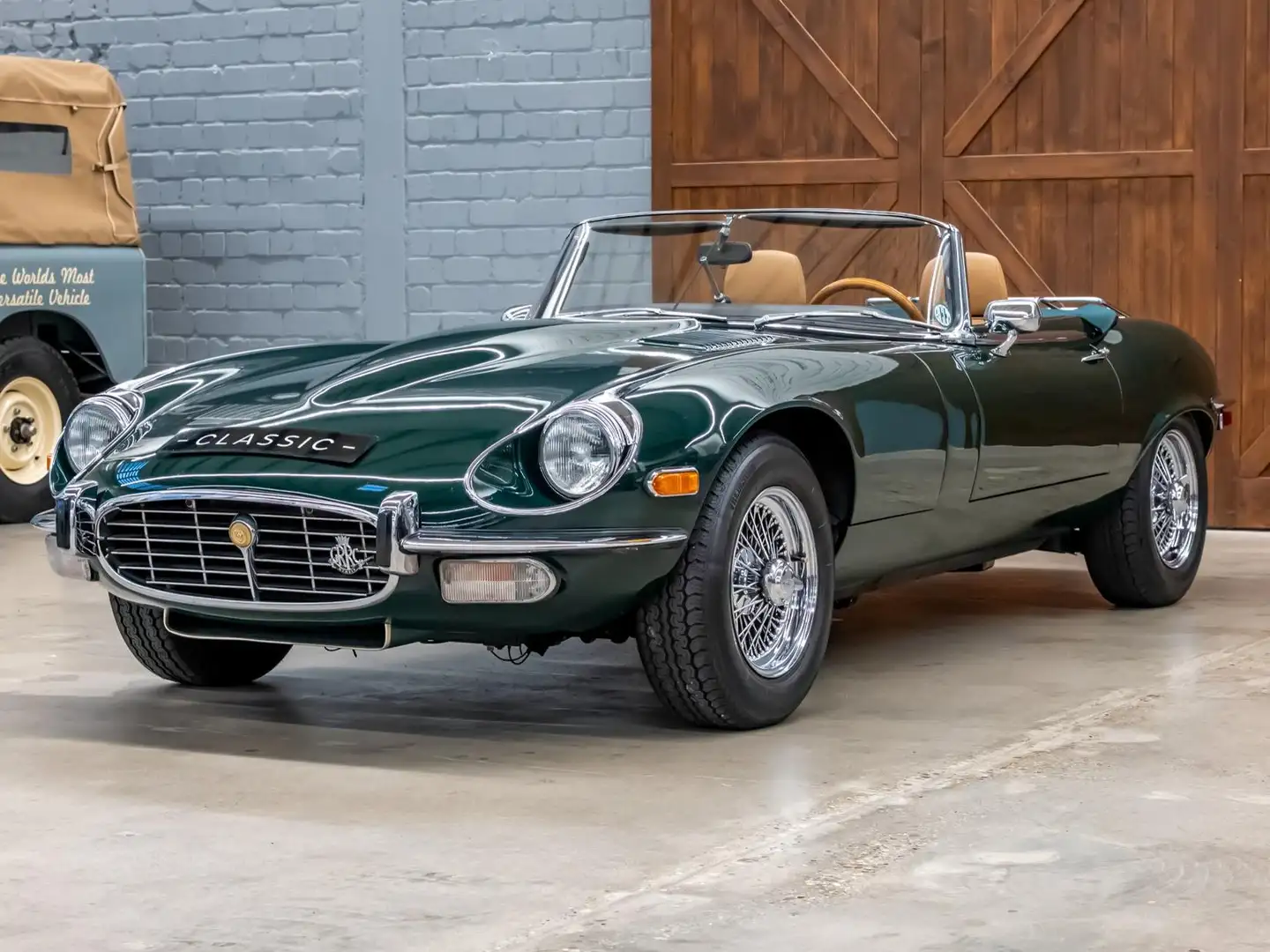 Jaguar E-Type Serie 3 V12 OTS Manual Verde - 2