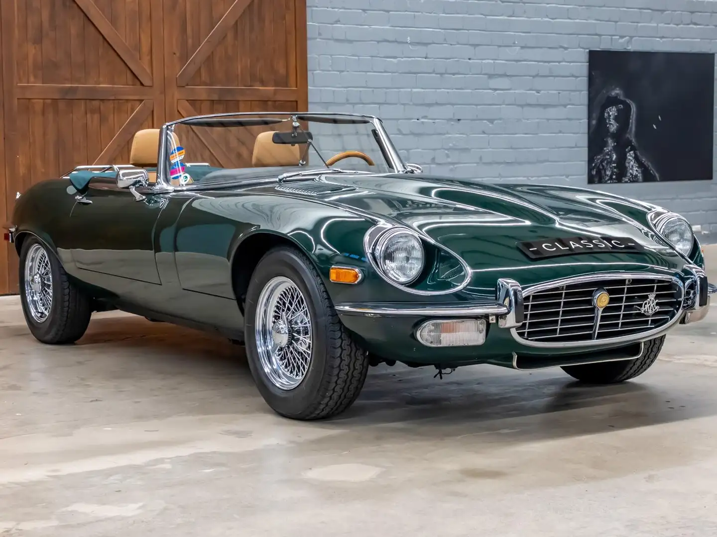 Jaguar E-Type Serie 3 V12 OTS Manual Verde - 1
