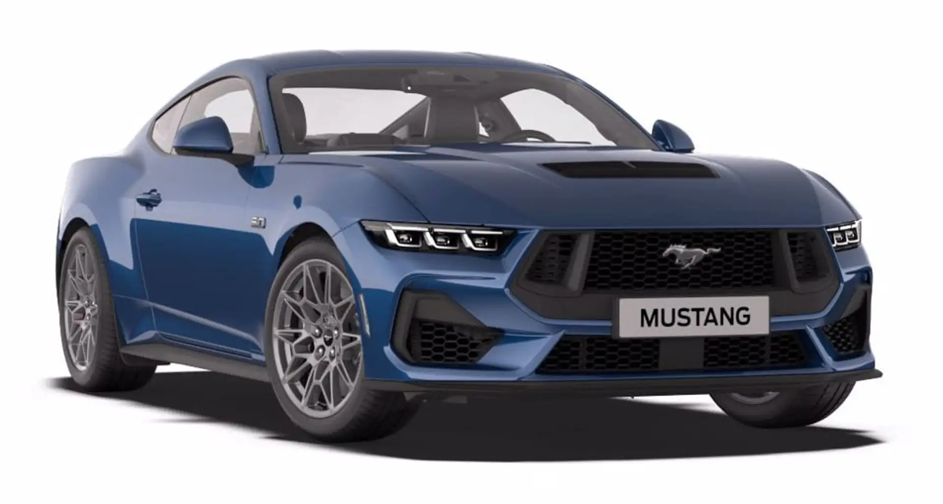 Ford Mustang 5,0 Ti-VCT V8 GT Aut. Blauw - 1