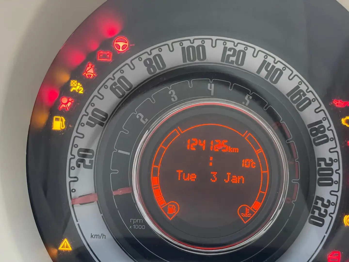 Fiat 500 1.2 Pop Blanc - 2