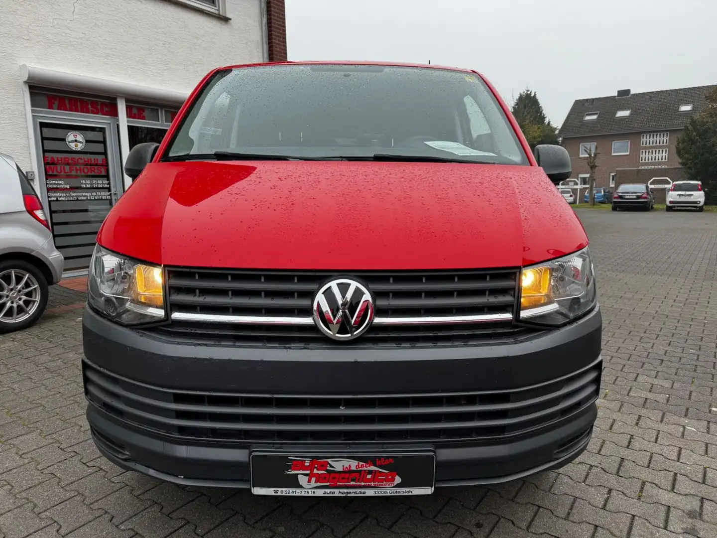 Volkswagen T6 Transporter Kasten Klima Navi Kamera Sortimo Rot - 2