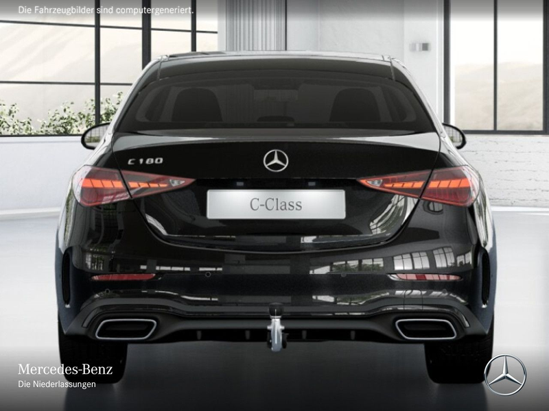 Mercedes-Benz C 180 AMG+NIGHT+PANO+AHK+LED+KAMERA+TOTW+KEYLESS — photo 9