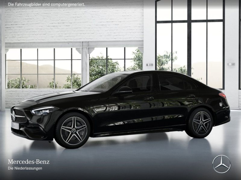 Mercedes-Benz C 180 AMG+NIGHT+PANO+AHK+LED+KAMERA+TOTW+KEYLESS — photo 3