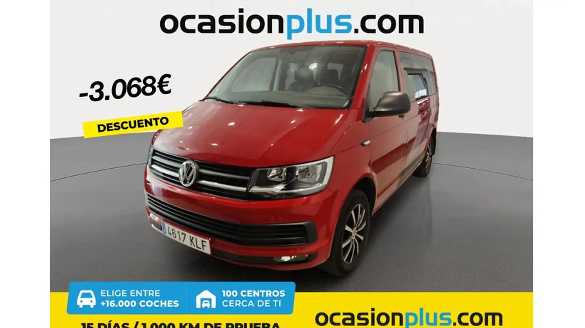 Volkswagen T5 Caravelle 2.0TDI BMT Comfortline Ed. DSG Rojo - 1