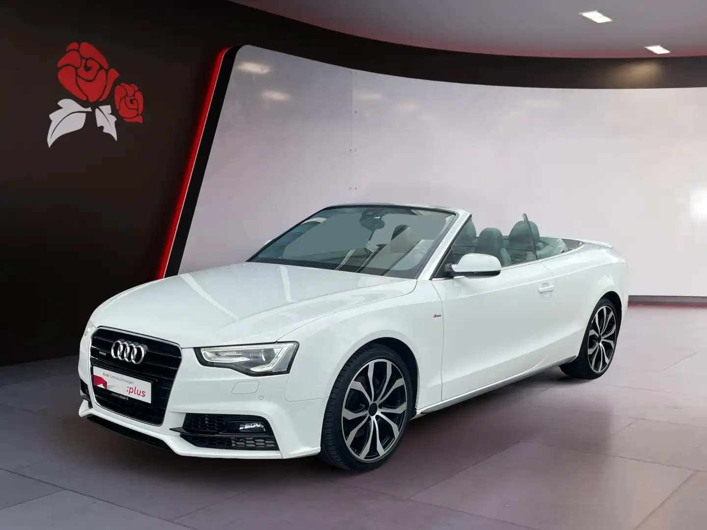 Audi A5 Cabriolet 3.0 quattro S-line B&O Xenon Navi RFK A Weiß - 2