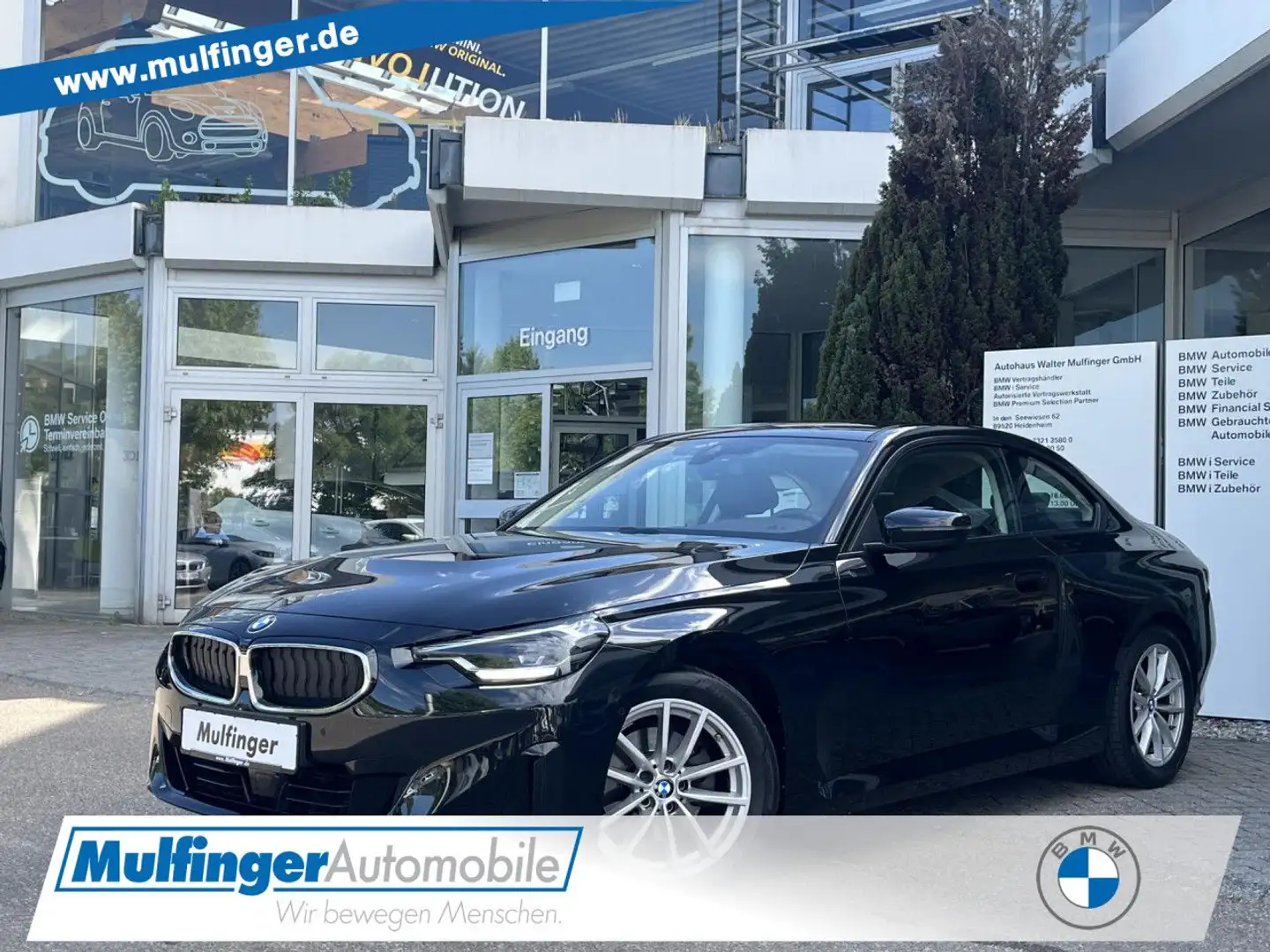 BMW 220 i Coupe Sports.Kamera Live-Navi LED Sitzh.DAB Noir - 1