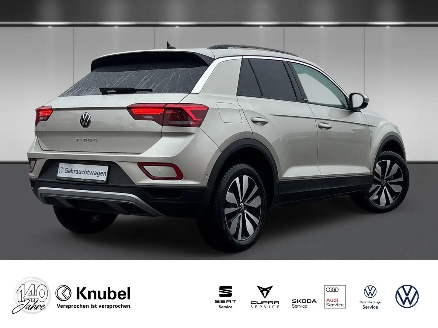 Volkswagen T-Roc MOVE 1.0 TSI LED AHK Navi ACC RearView Plateado - 2