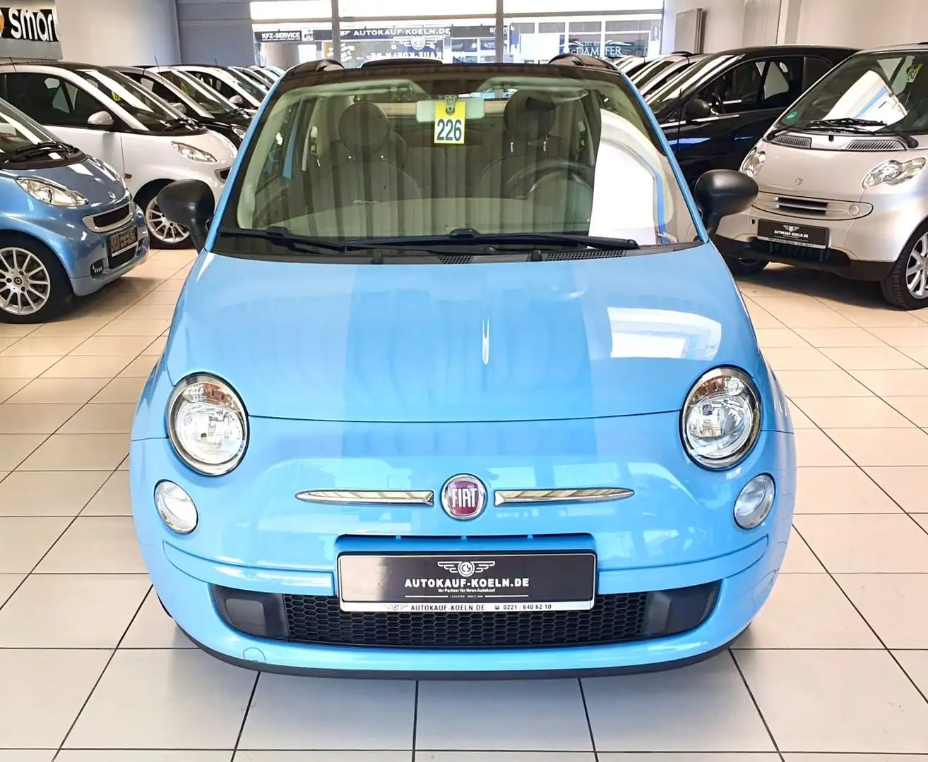 Fiat 500 1.2 8V Pop Cabrio/ Alus Blau - 2