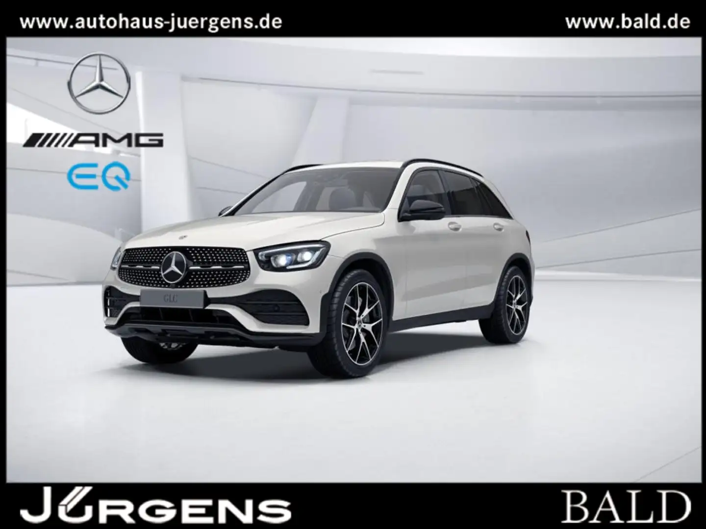 Mercedes-Benz GLC 300 4M AMG-Sport/Leder/Burm/Night/MBeam/360/ Wit - 1