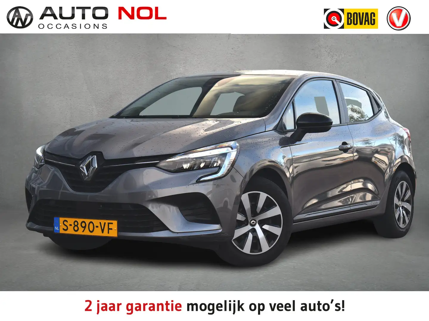 Renault Clio 1.0 TCe 90 Equilibre | Apple CarPlay | Airco | Cru Grijs - 1
