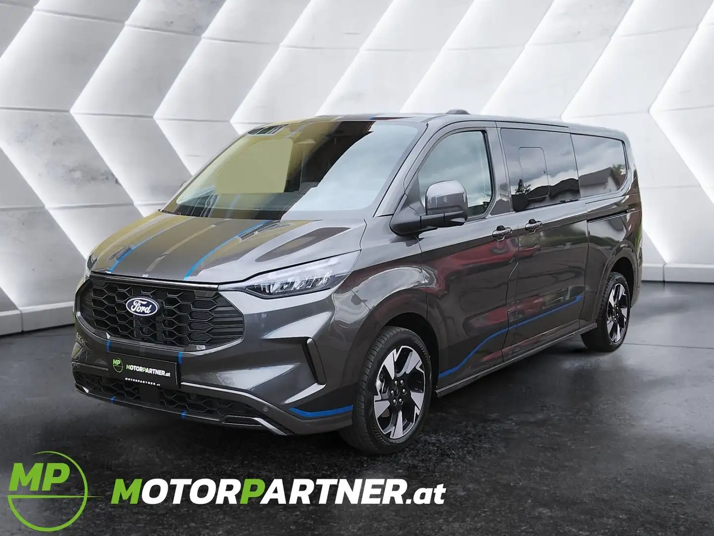 Ford Transit Custom DoKa L2 ALLRAD **SPORT** Matrix-LED Gris - 1