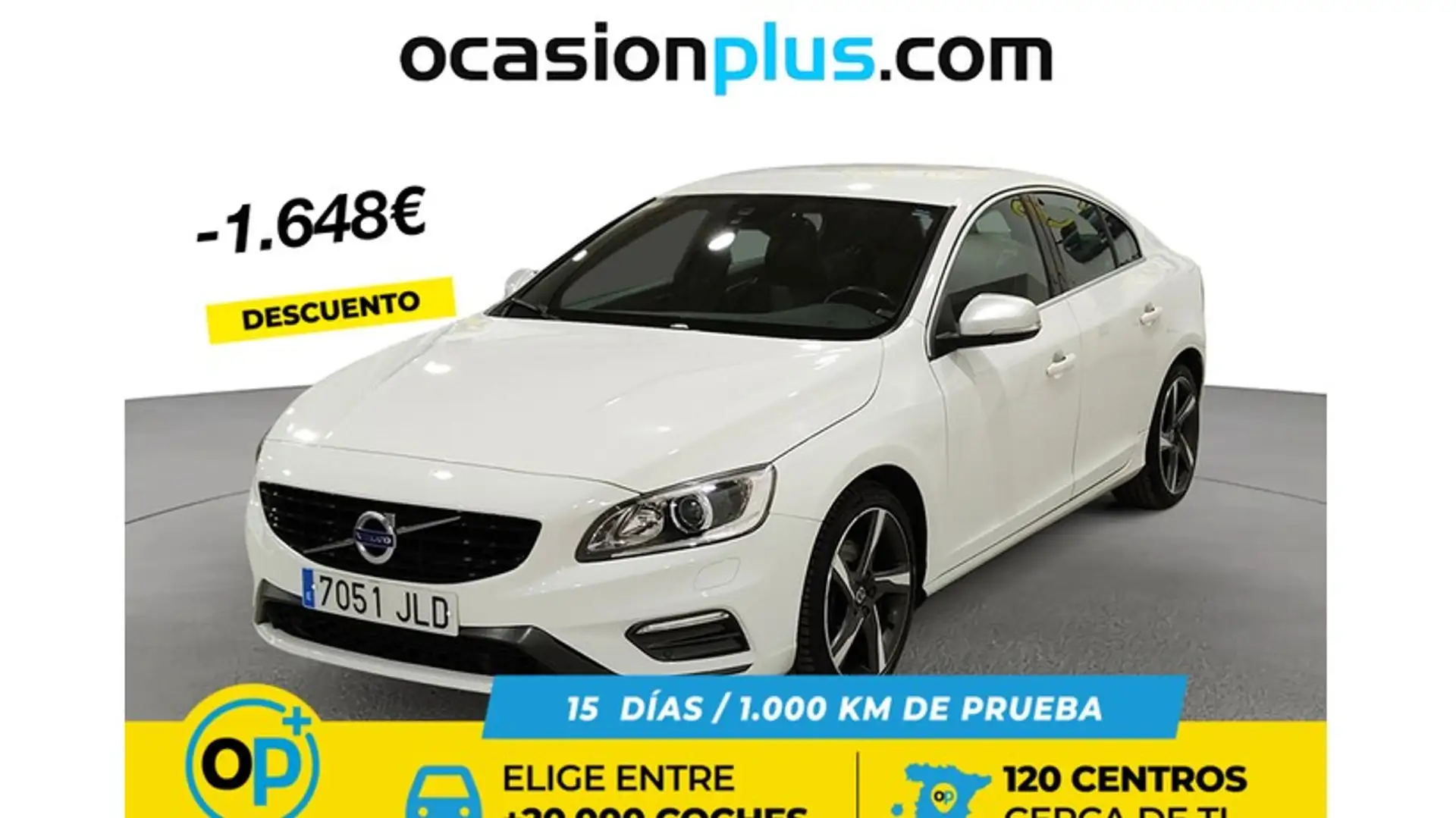 Volvo S60 D4 R-Design Momentum Aut. 190 Blanc - 1