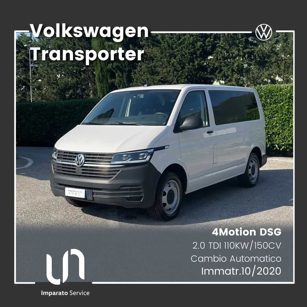 Volkswagen Transporter 2.0 TDI 4 MOTION 110KW/150CV (CAMBIO AUTOMATICO) Bianco - 1