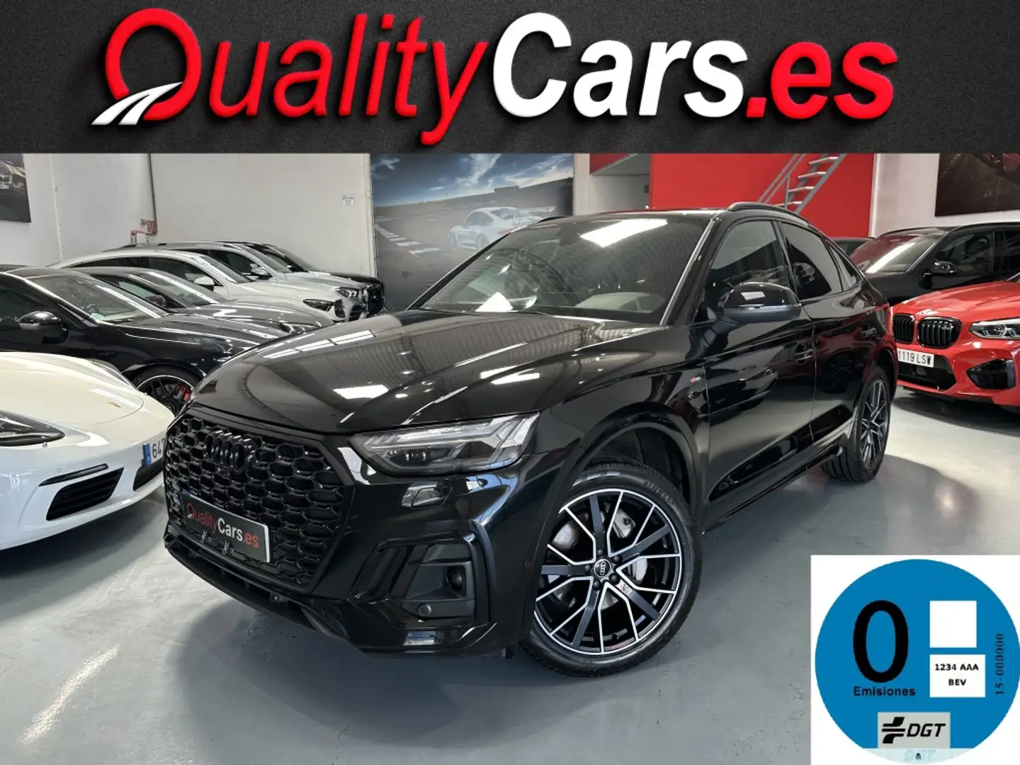 Audi Q5 55 TFSIe Black line quattro-ultra S tronic Negro - 1