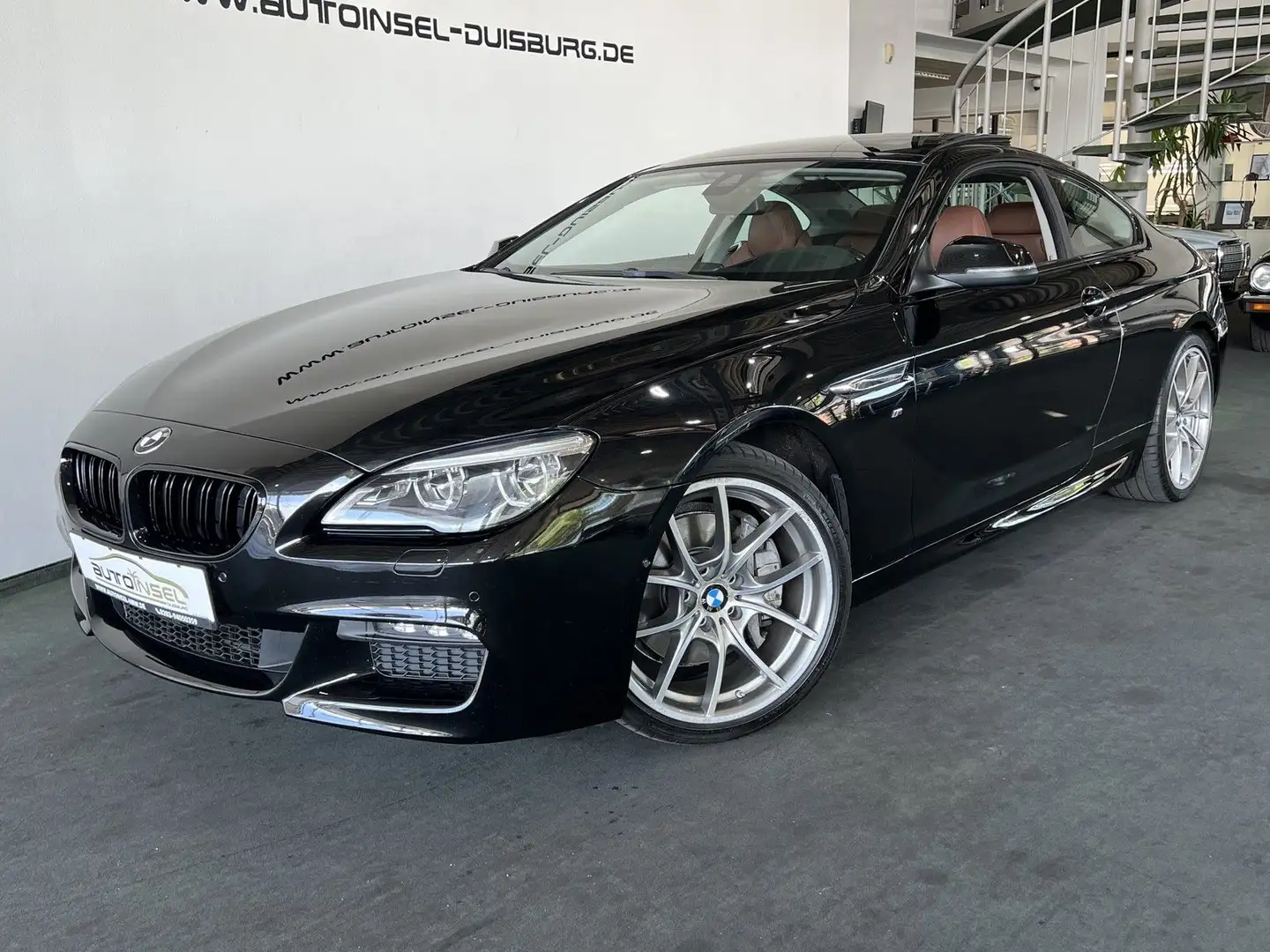 BMW 640 d xDrive Coupe M-Paket HeadUp 360° Pano LED Noir - 1