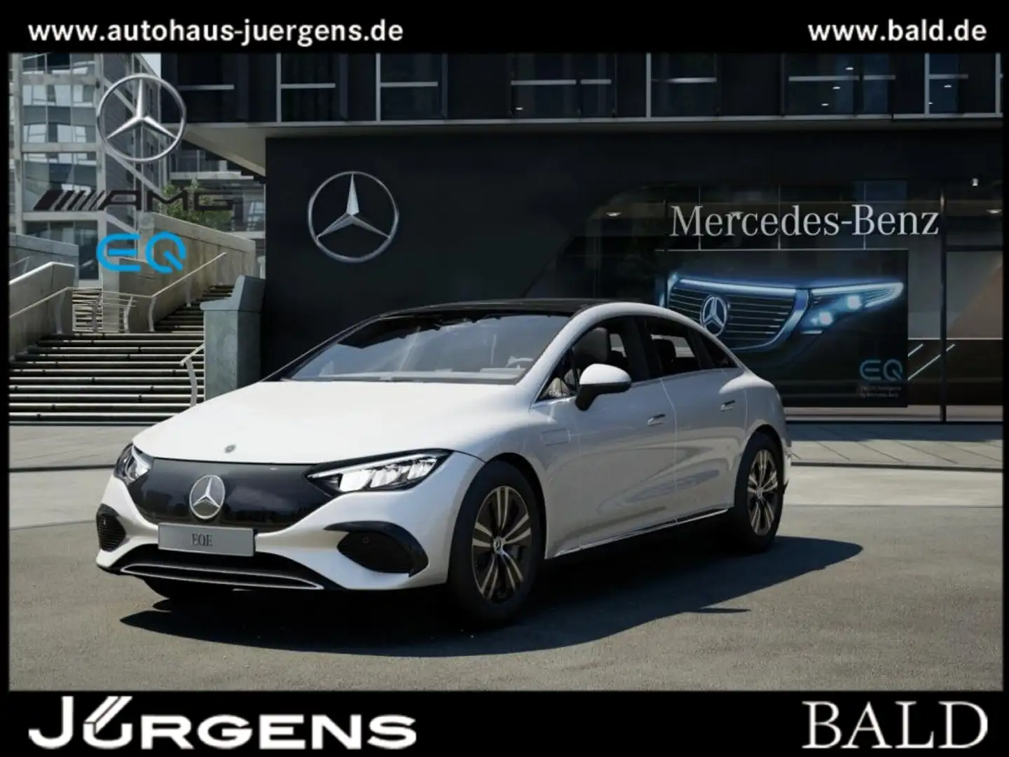 Mercedes-Benz EQE 300 Electric-Art/Wide/LED/Pano/Cam/DAB/19" Білий - 2