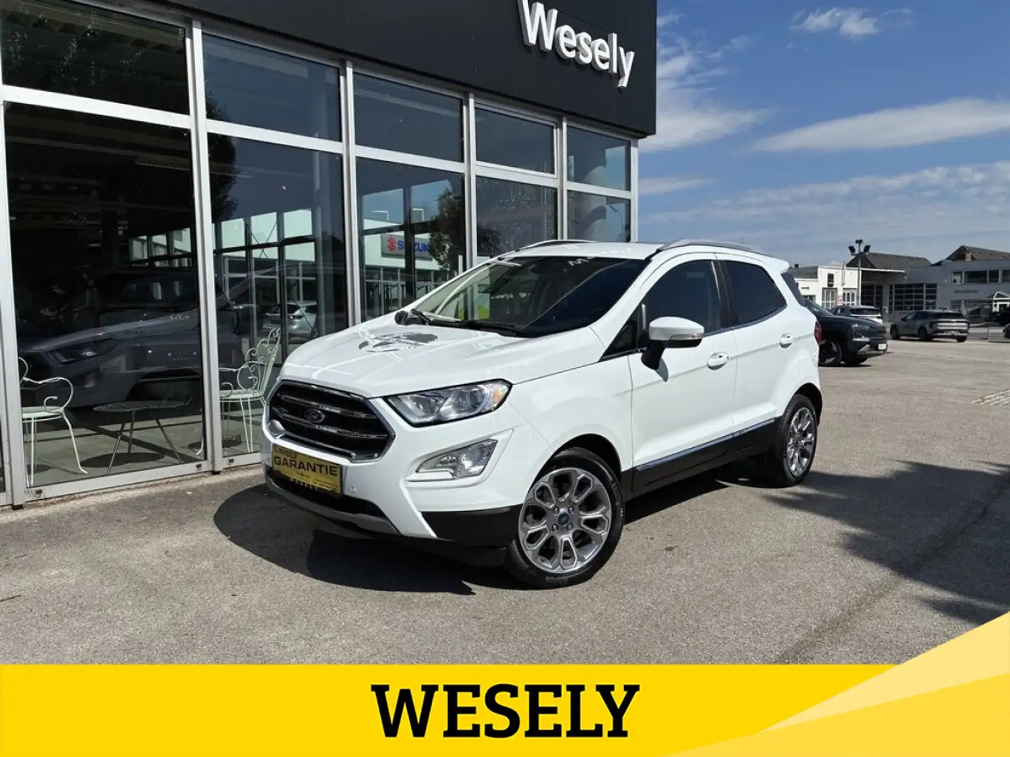 Ford EcoSport 1,0 EcoBoost Titanium Aut. Weiß - 1