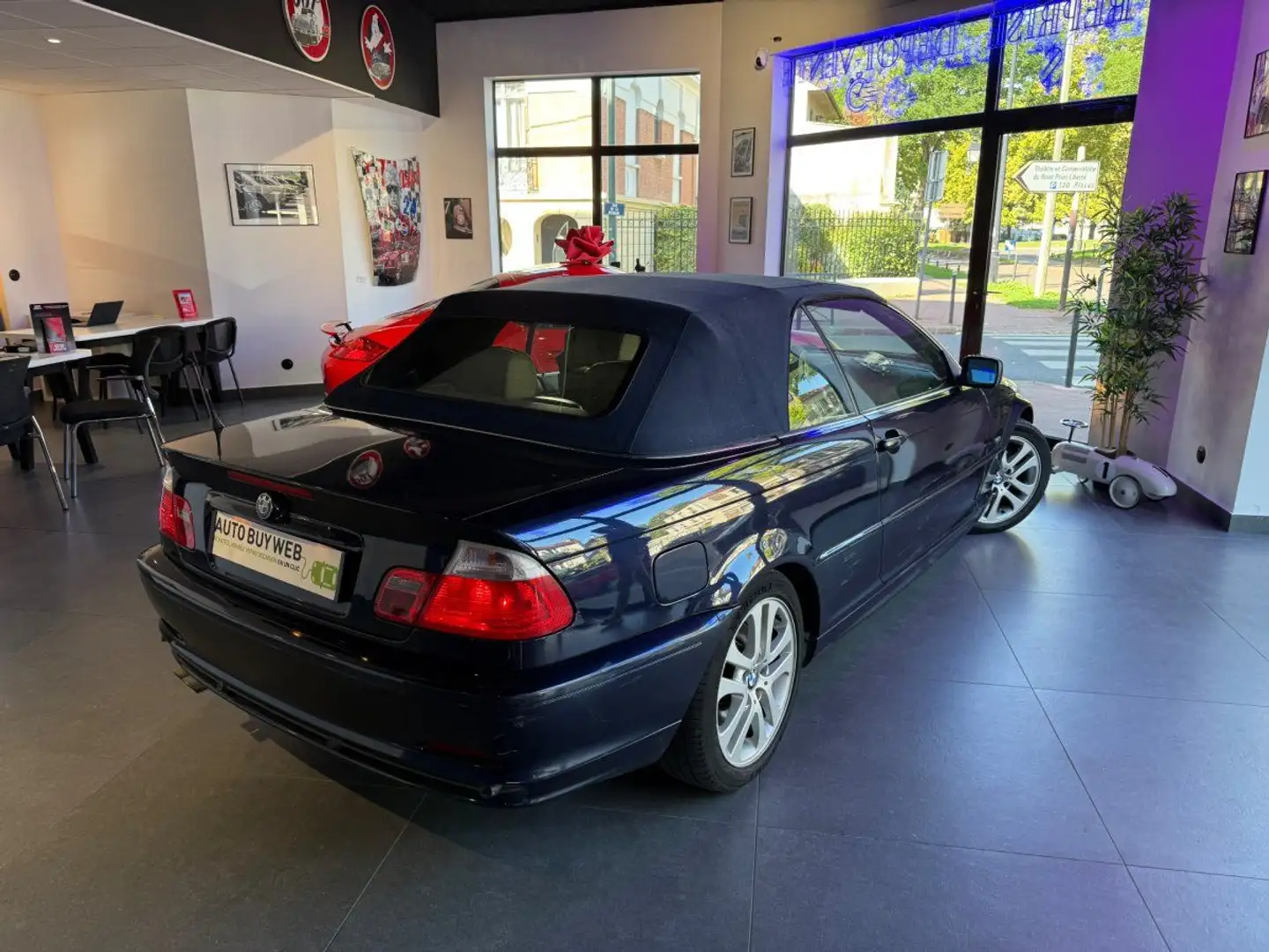 BMW 325 SERIE CAB E46 Cab 325i Ci A Bleu - 2
