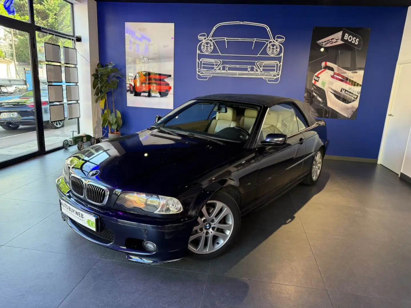 BMW 325 SERIE CAB E46 Cab 325i Ci A Bleu - 1