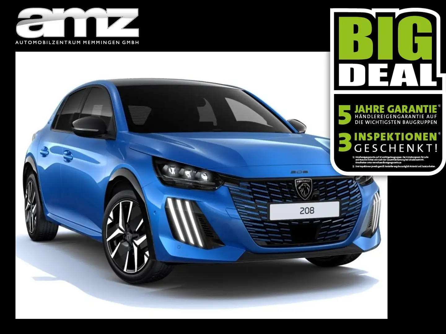 Peugeot 208 GT MHEV Blau - 1