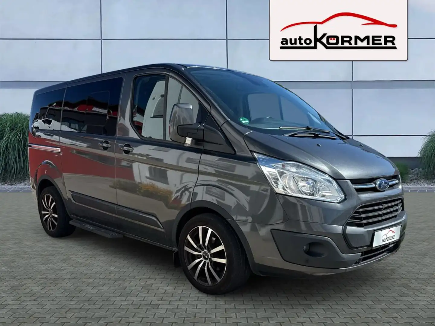 Ford Tourneo Custom L1 Titanium Business Edition AHK,Leder,Jehnert Grijs - 1
