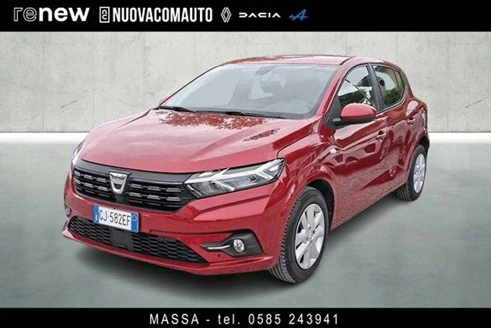 Dacia Sandero Streetway 1.0 tce Comfort SL DaciaPlus Eco-g 100cv Rosso - 1