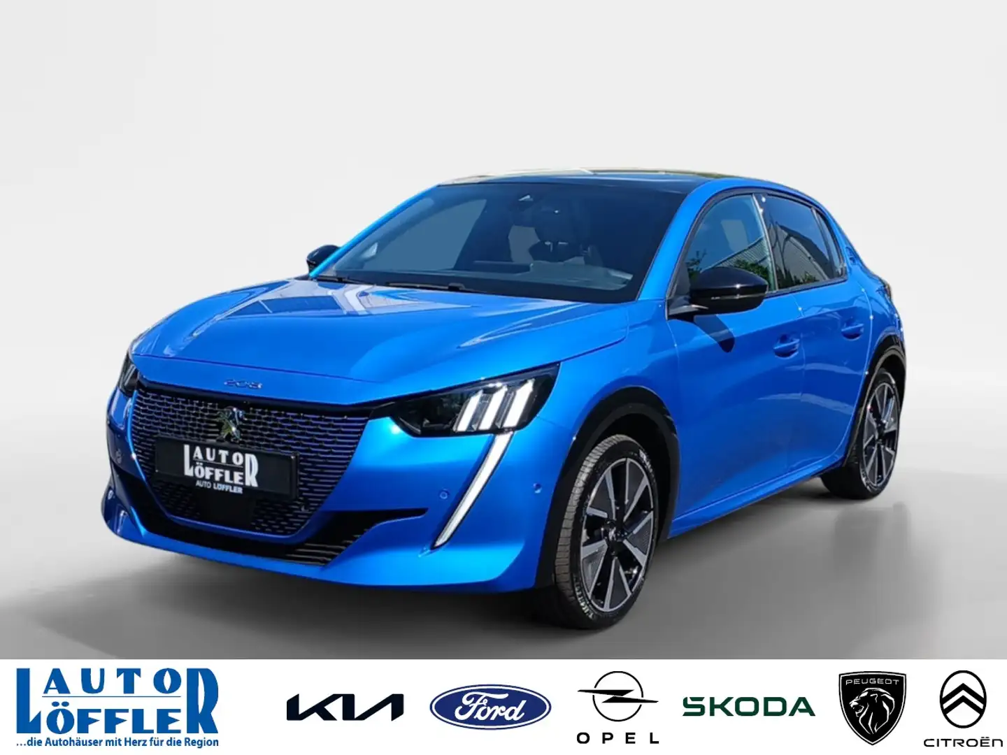 Peugeot 208 e- GT Pack NAVI^ KLIMA^ SHZ^ PDC^ Klima Navi Blau - 1