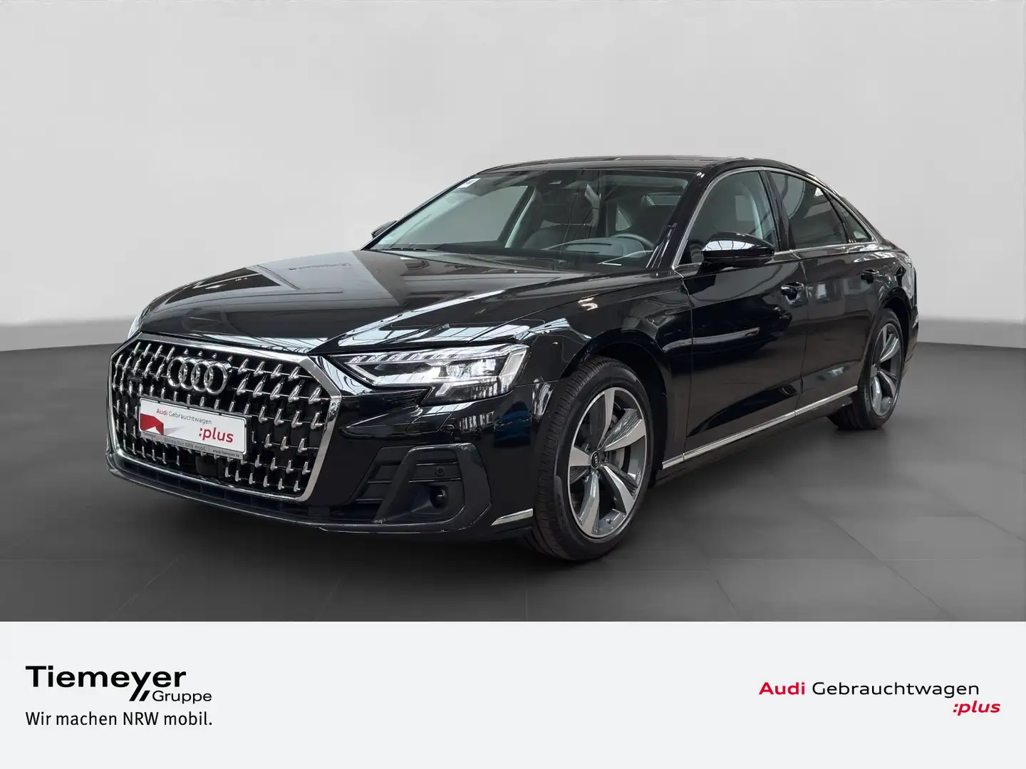 Audi A8 60 TFSIe Q BuO HD-MATRIX AFA HuD 360° Schwarz - 1