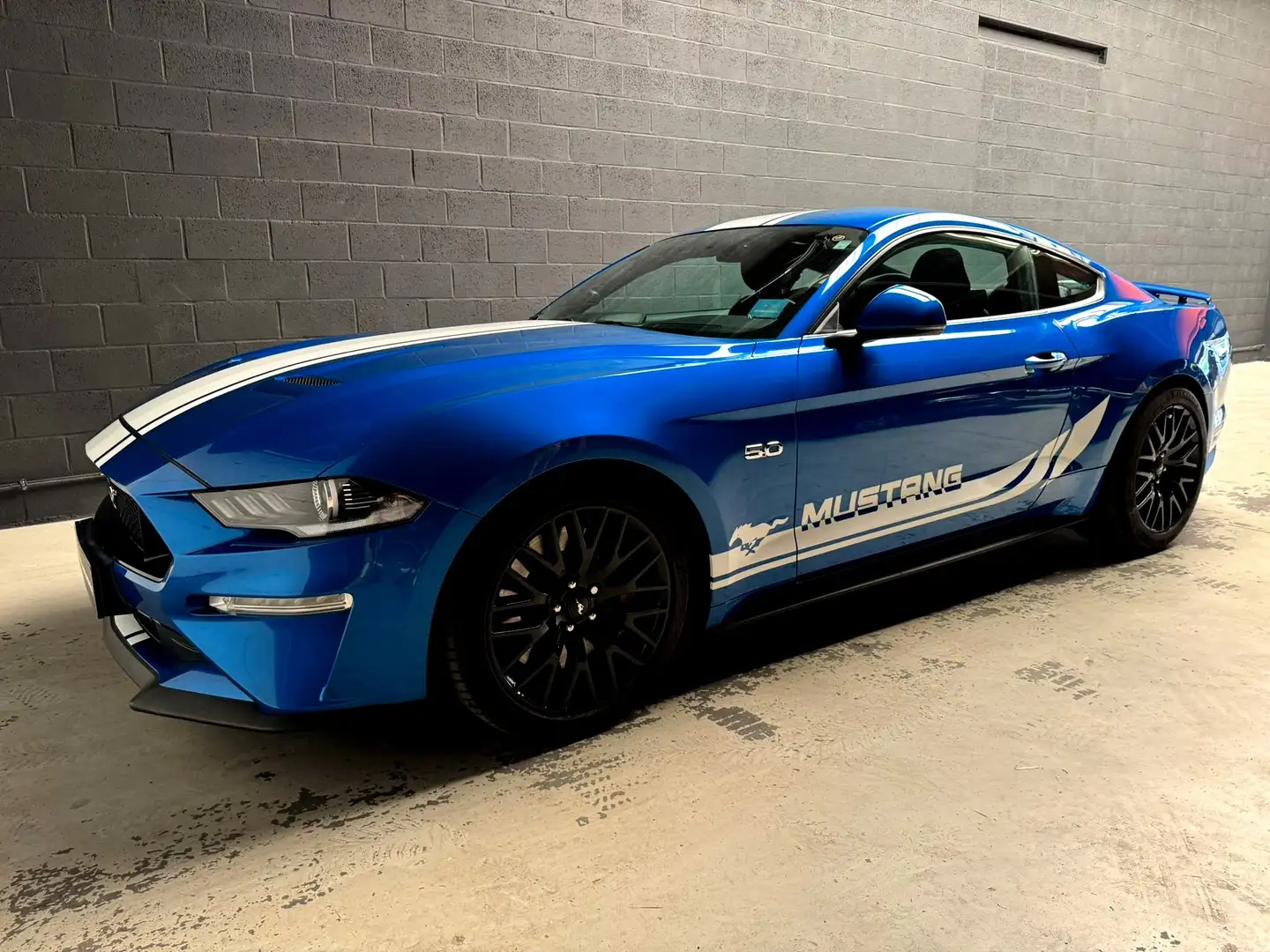 Ford Mustang 5.0 Ti-VCT V8 GT - GARANTIE 36 mois Bleu - 2