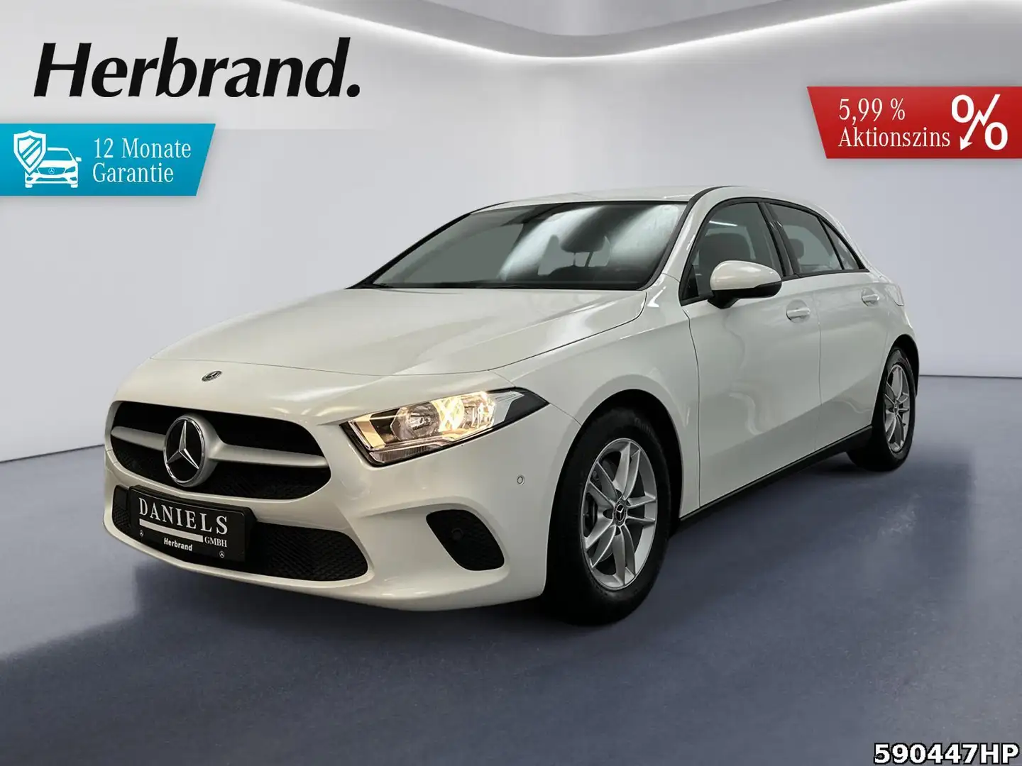 Mercedes-Benz A 200 Automatik Tempomat Spurhalte Parktronic Blanc - 1