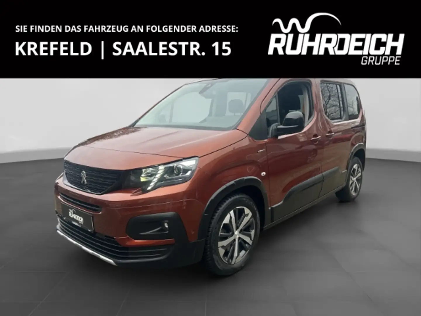 Peugeot Rifter GT L1 Top ausgestattetet mit Panorama-Rückfahrkame Braun - 1