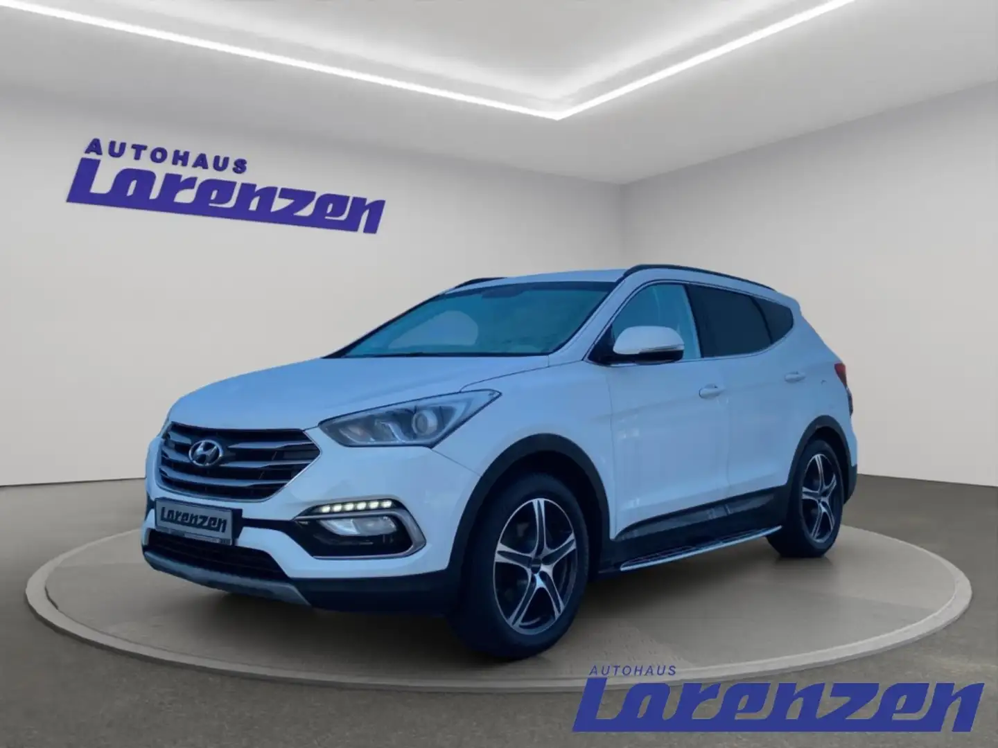 Hyundai SANTA FE 2.4 Family 7-Sitzer AHK-abnehmbar Mehrzonenklima M Weiß - 1