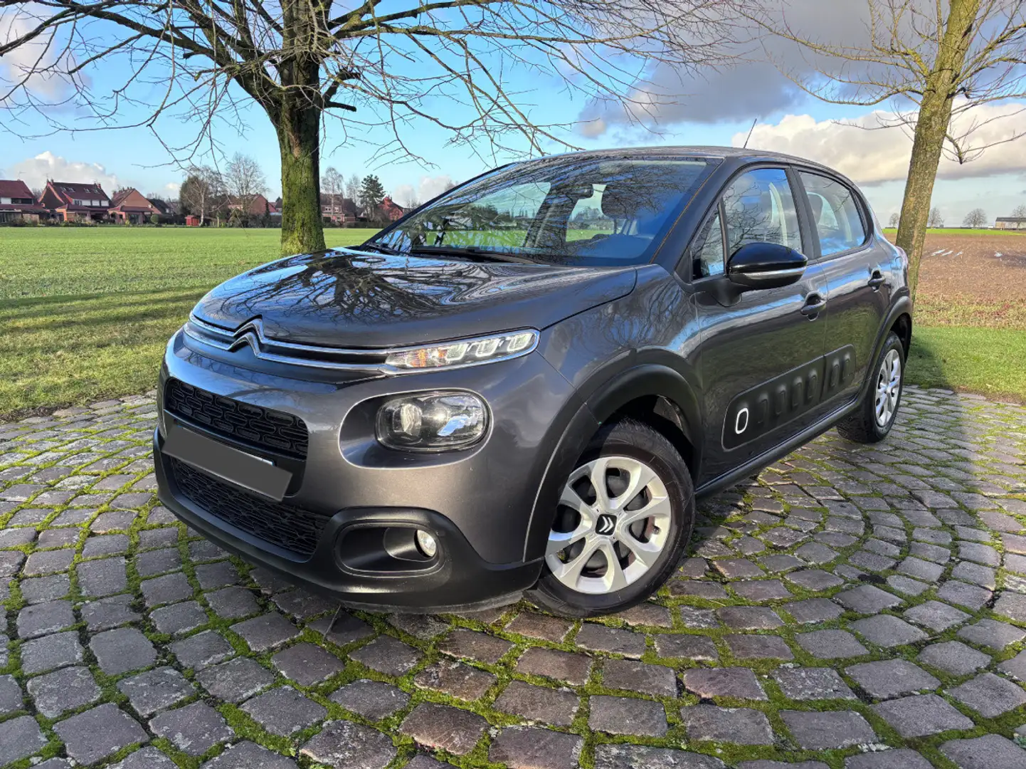 Citroen C3 BLUEHDI 100 S&S BVM FEEL BUSINESS R Gris - 2