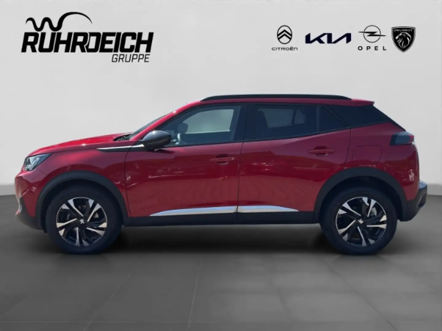 Peugeot 2008 Allure Pack 1.2 PT 130 AUT+NAVI+CAM+PDC+SITZHZG+LE Rosso - 2