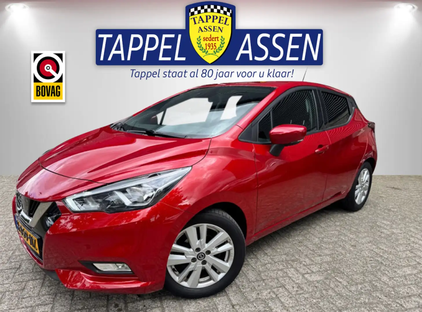 Nissan Micra 1.0 IG-T N-Connecta Nav/Camera/Dab/Carplay Rojo - 1