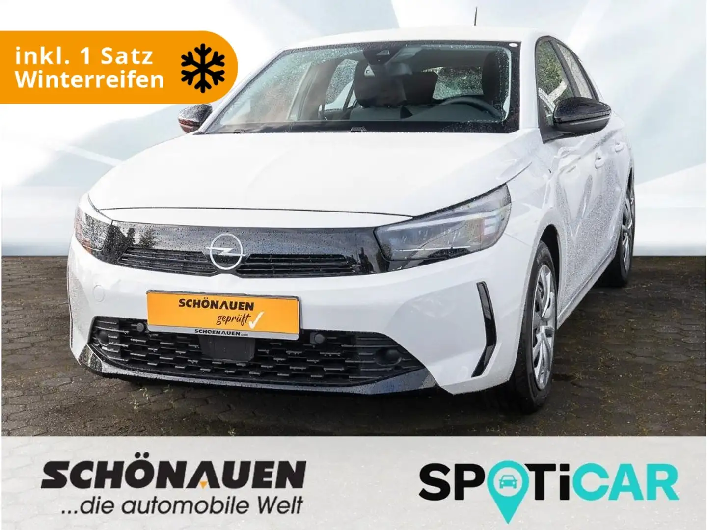 Opel Corsa BASIS 1.2 S&S+S/LHZ+CARPLAY+KLIMA+PDC+BT++ Weiß - 1