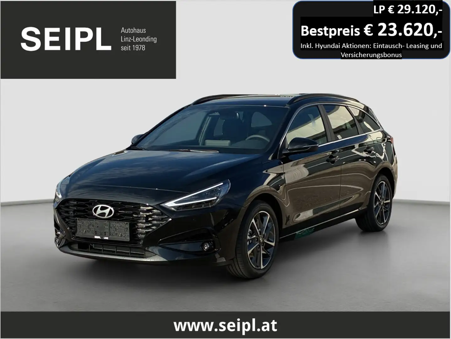 Hyundai i30 Kombi 1,0 TGDI Comfort Line*Plus-Paket*Superbonus* Schwarz - 1