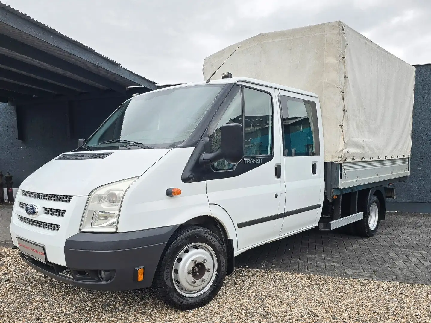 Ford Transit Pritsche 350 Doka Klima Hoch Lang Trend Weiß - 1
