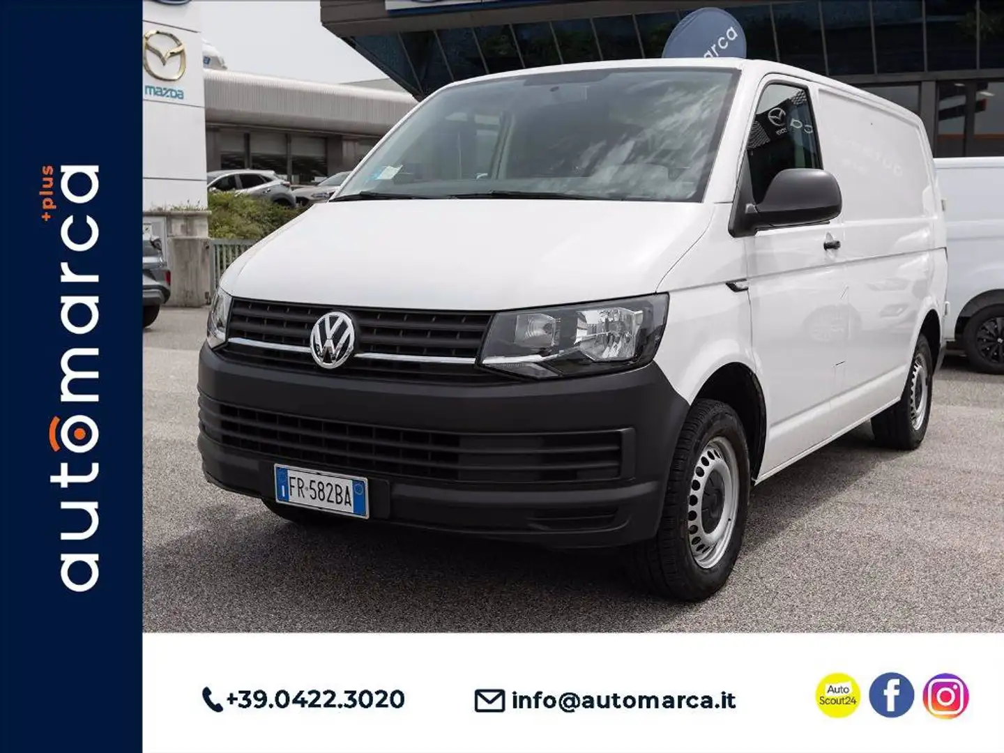 Volkswagen Transporter transp.28 2.0 tdi 102cv p.c. E6 Bianco - 1
