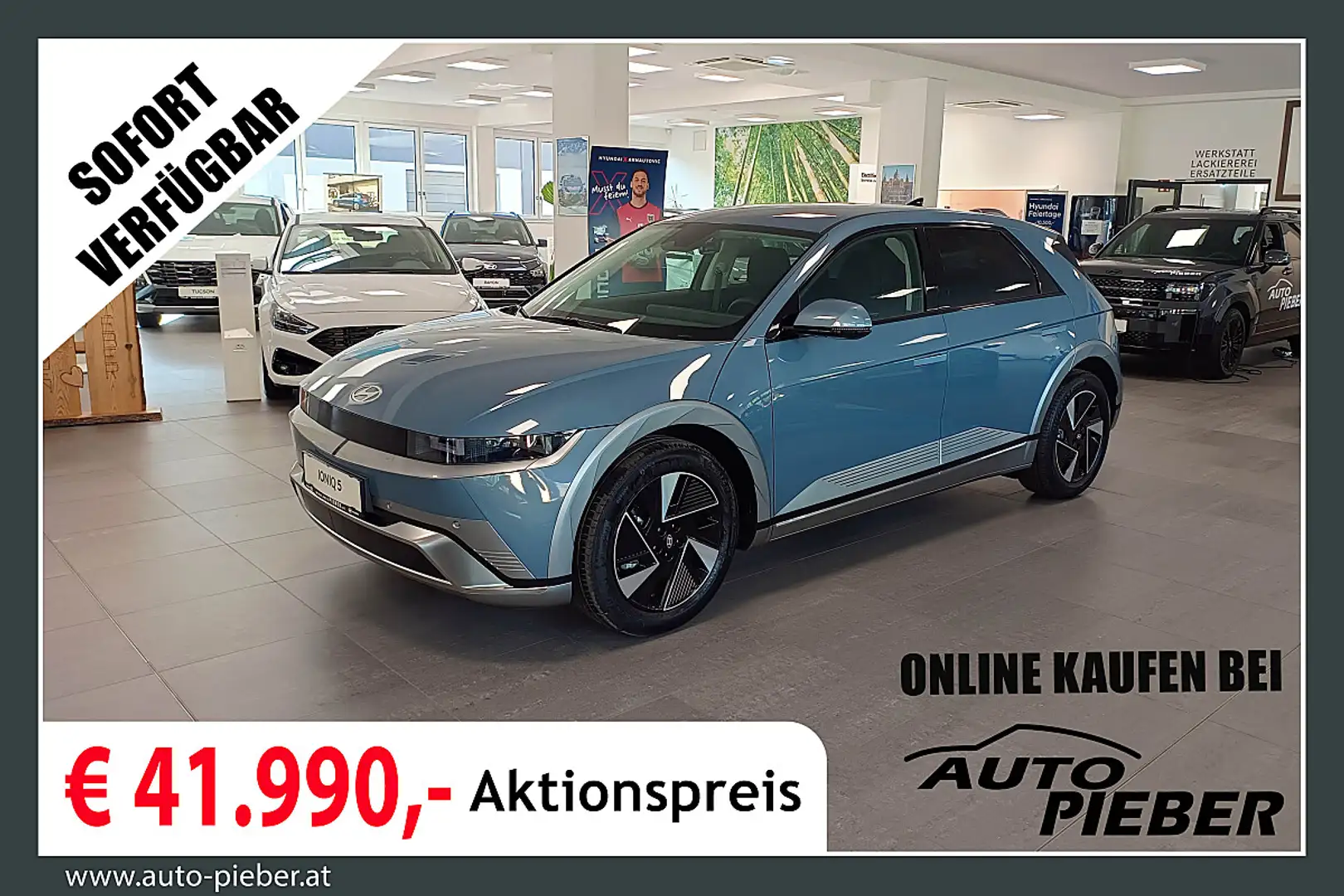 Hyundai IONIQ 5 Ioniq 5 84kWh Comfort Line *Matrix-LED*V2L*Navi* Blau - 1
