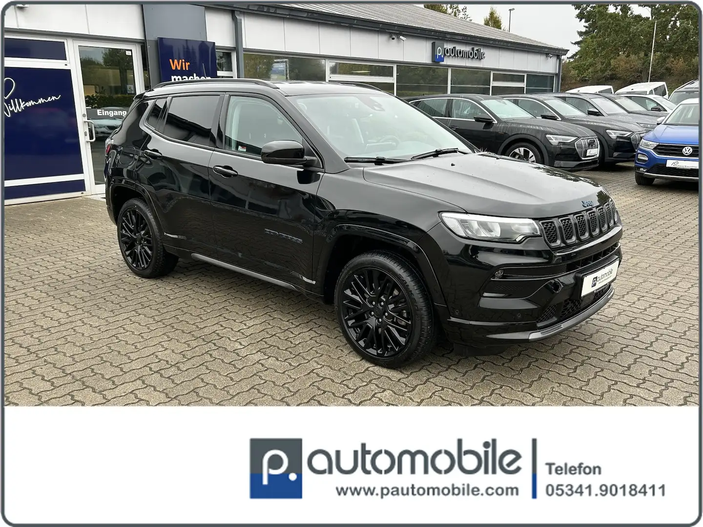 Jeep Compass 1.3 S Plug-In Hybrid 4WD*LEDER*NAVI*LED* Schwarz - 1
