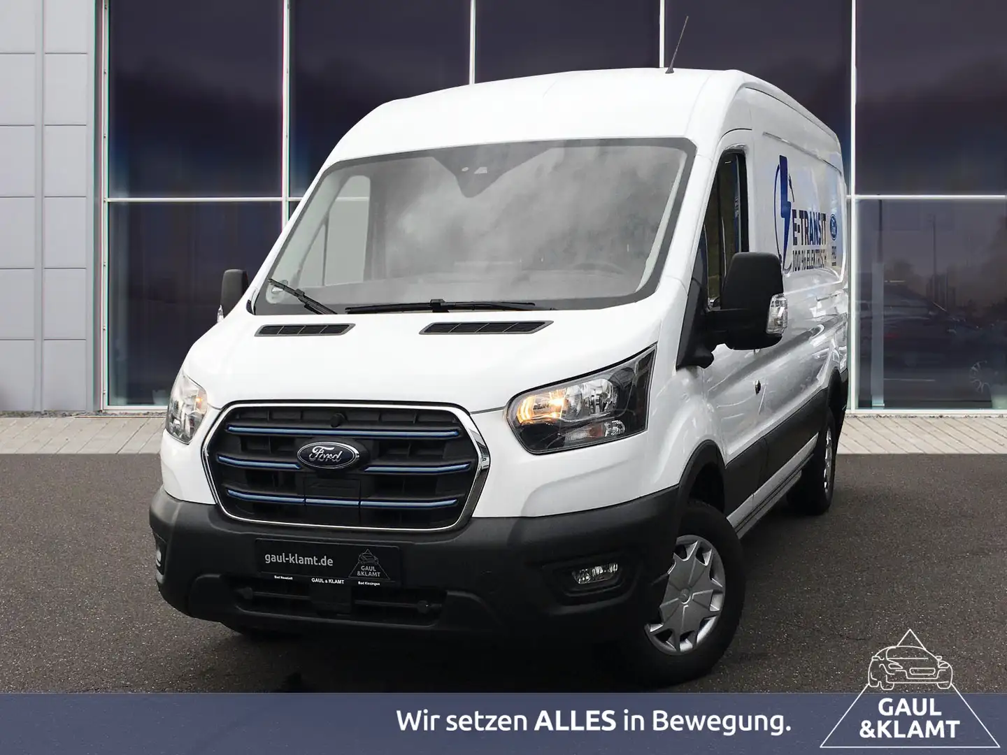 Ford E-Transit 350L3 Trend #316KM Reichweite Weiß - 1